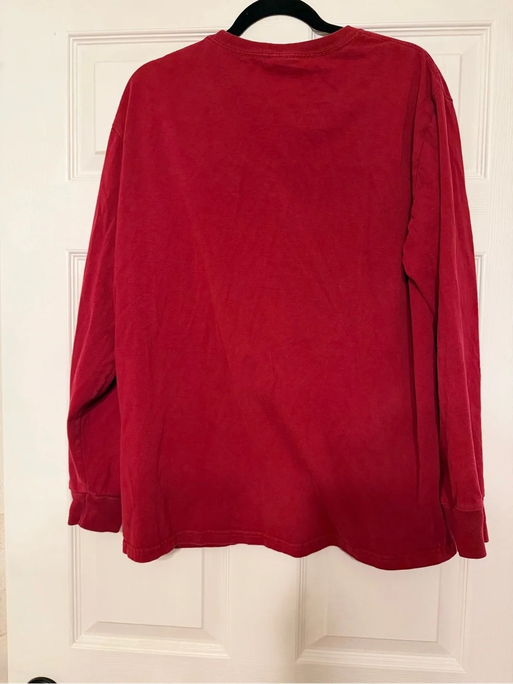Vintage Y2K Polo Jeans Red Long Sleeve Graphic Tee